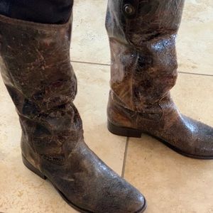 Frye Distressed Boots